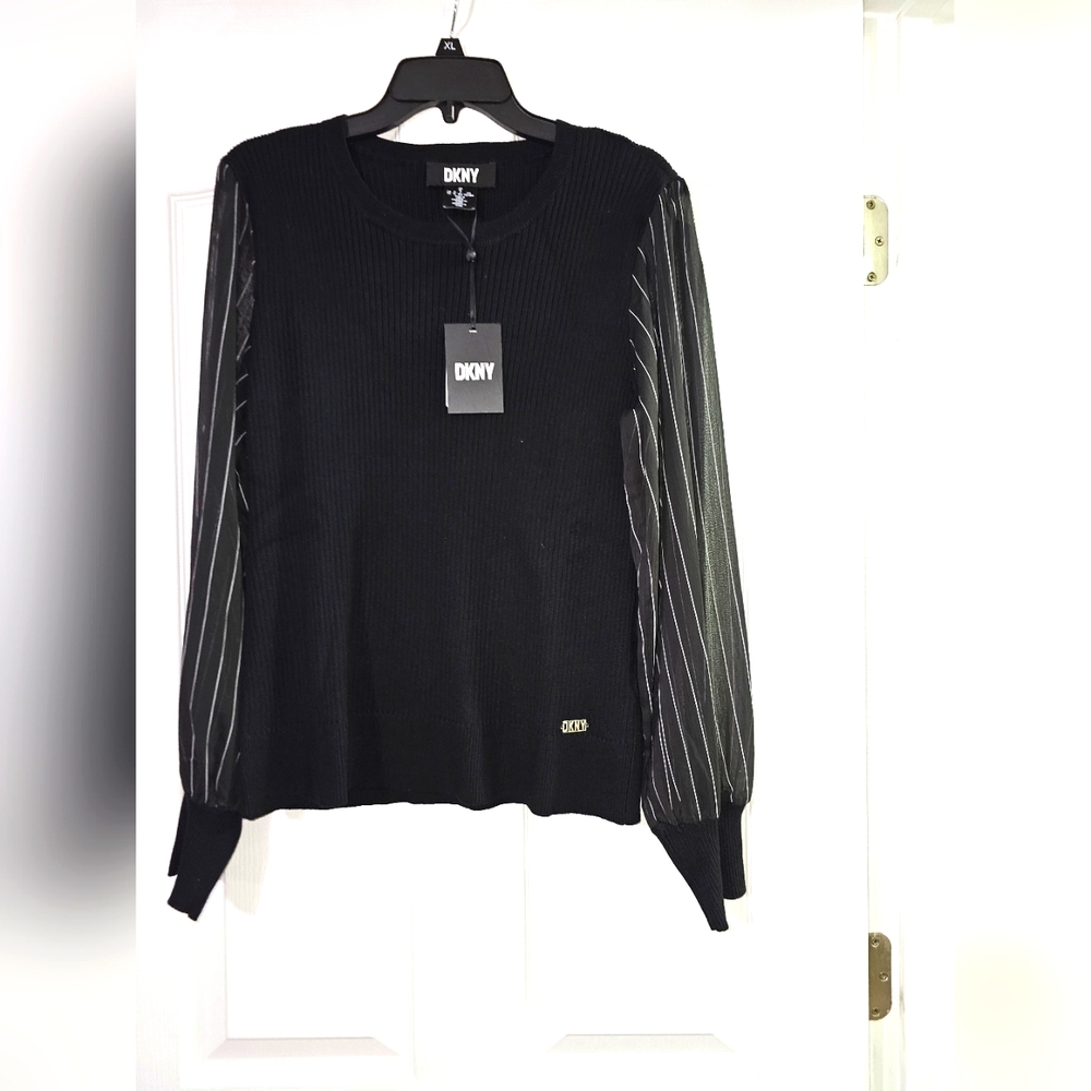SOLD -DKNY Brand New Sweater NWT - Beautiful and versatile.